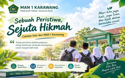 Sebuah Peristiwa, Sejuta Hikmah: Catatan Hati dari MAN 1 Karawang